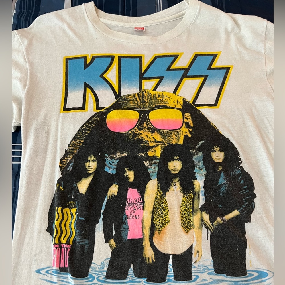 Kiss Hot In the Shade 1990 World Tour T Shirt
